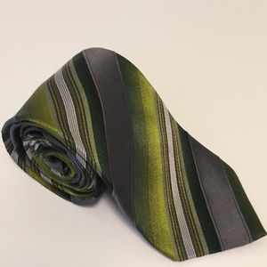 Alfani mens necktie greens grays